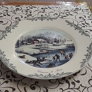 2003 Currier & Ives Plate